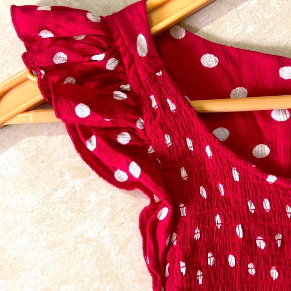 Free People Women’s Beautiful Polka Dot Maxi Dress - Picture 6 of 11